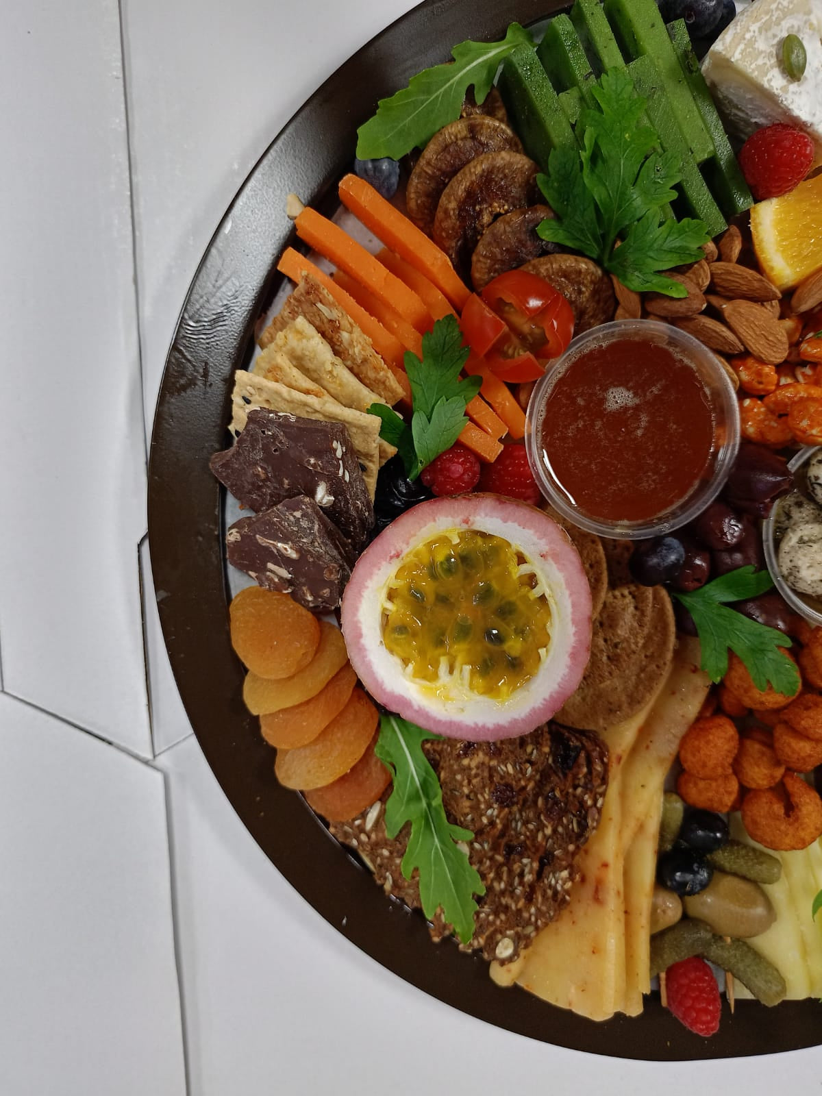 Charcuterie Grazing Board -Cheese Platter - Veg - Fresh - Made with Organic Ingredients