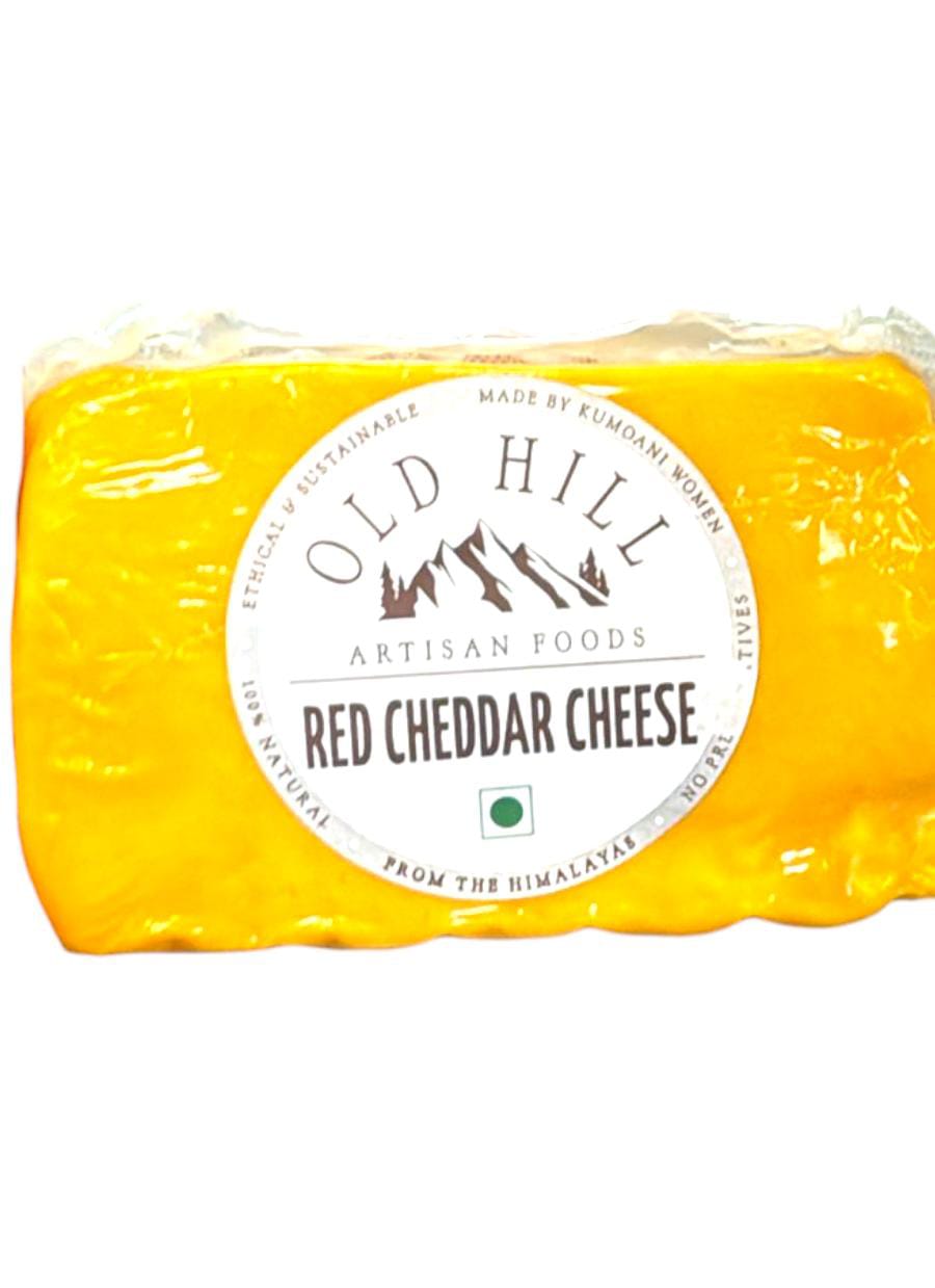 Cheddar Cheese | Red – From The Himalayan – 100% Natural – No Added Preservatives – Old Hill – 200gm