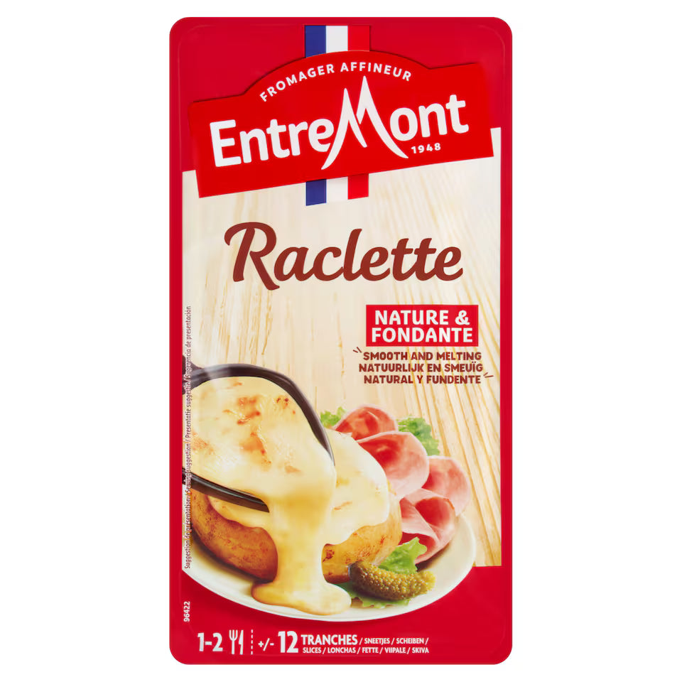 Cheese | Raclette (Nature & Fondante)- Smooth And Melting - Entremont - 250gm