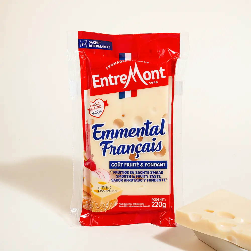 Cheese | Entremont Emmental French Cheese Block-  Entremont - 220gm