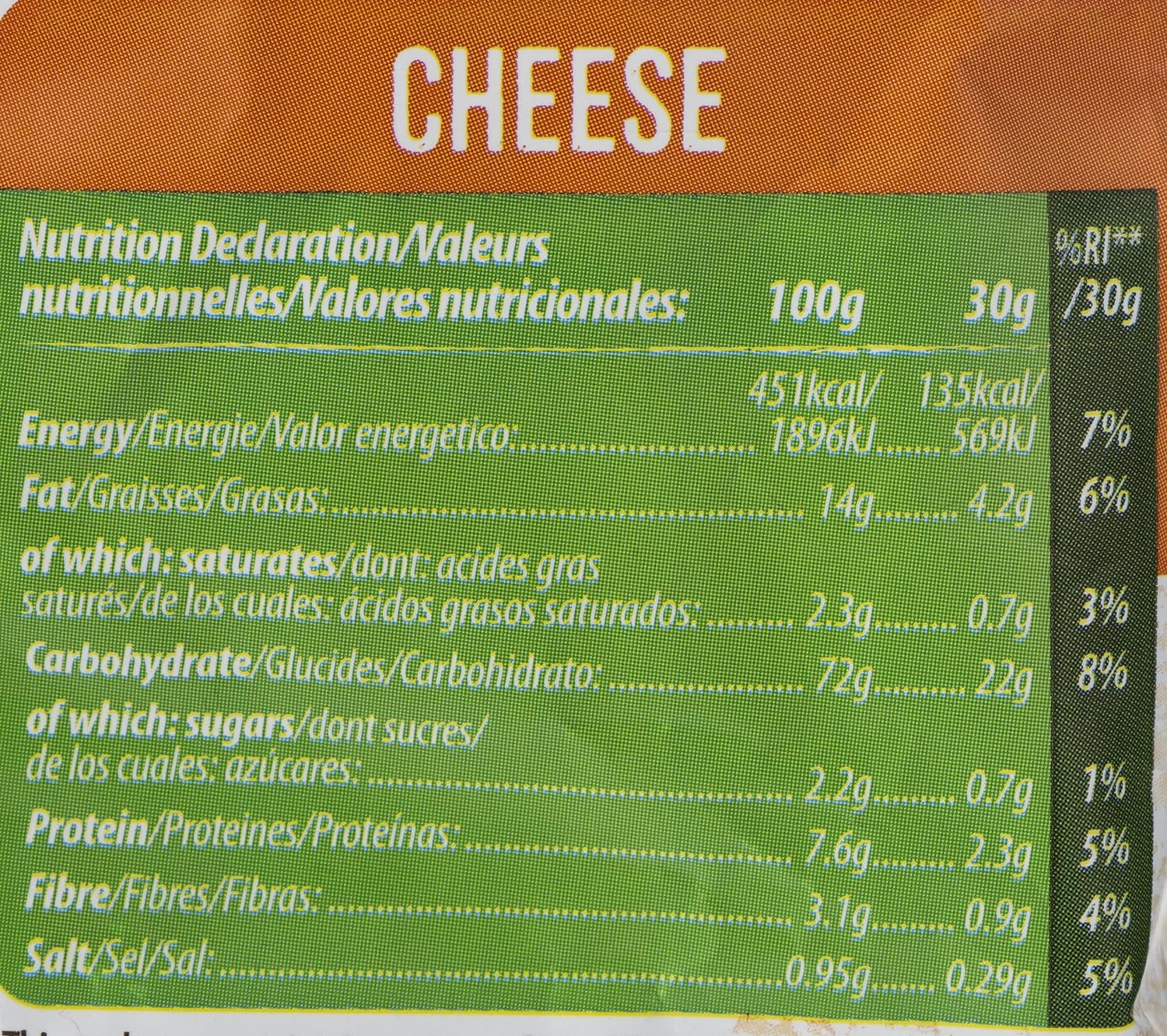 Chips | Brown Rice Chips With Cheese - RiceUp - 60gm