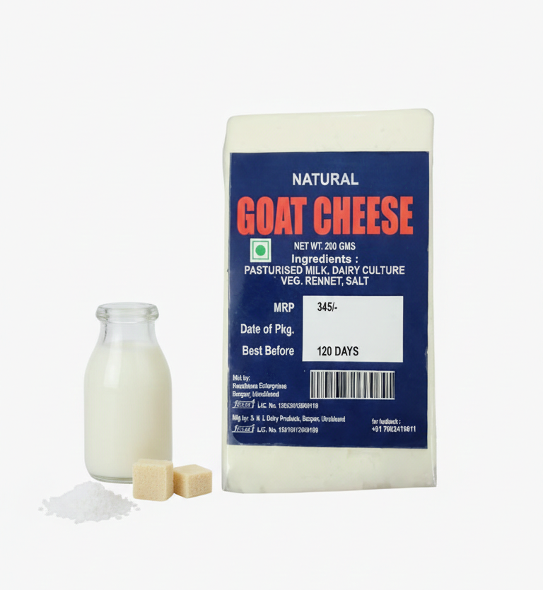 Cheese| Goat Cheese - Pasteurized - Natural - 200gm