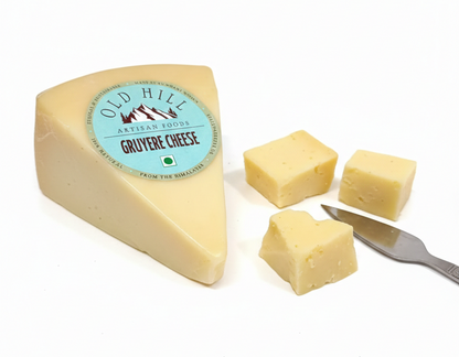 Cheese | Gruyere Cheese- 100% Natural - Pasteurized – No Added Preservatives - Old Hill – 200gm