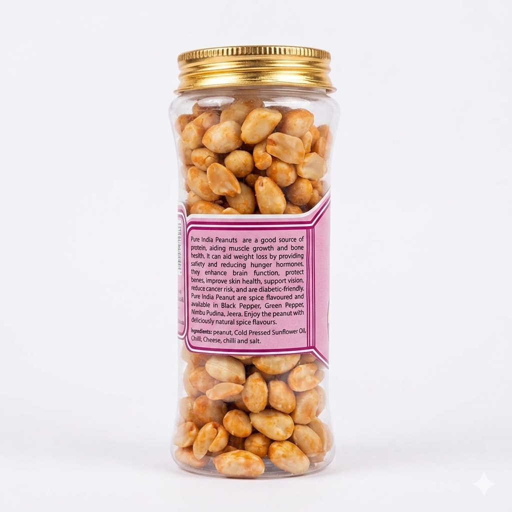 Peanut | Cheese Onion – No Added Preservatives, No Refined Oil, No Palm Oil &amp;amp; No Added Flavor Enhancer - Mrt Organic – 150gm