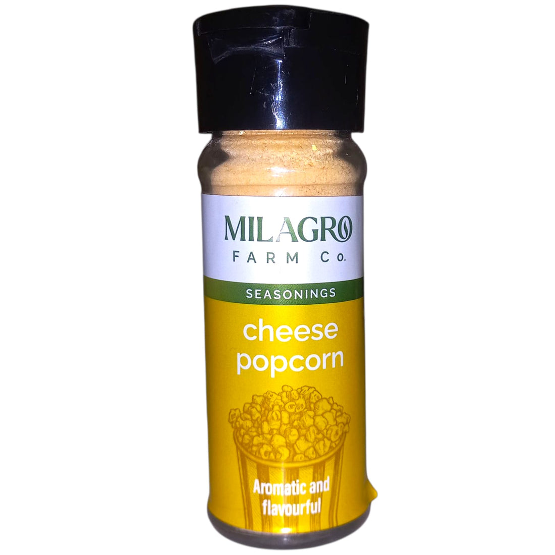 Seasoning | Cheese Popcorn Seasoning - Aromatic And Flavourful - Organic - Milagro Farm Co. – 50gm