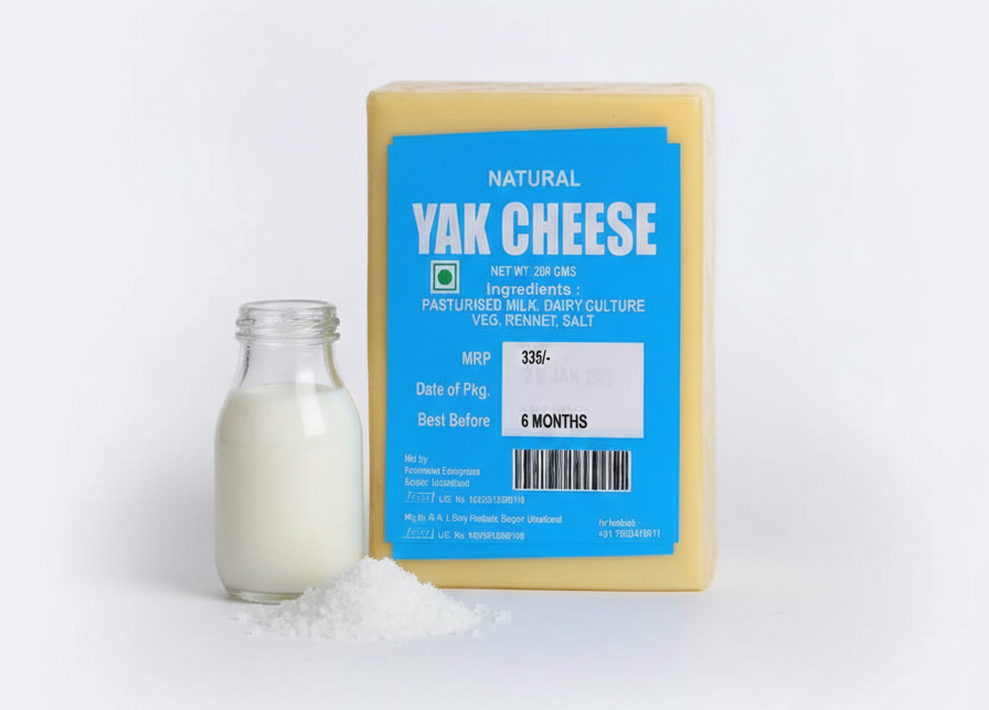 Cheese| Yak Cheese- Pasteurized - Natural - 200gm