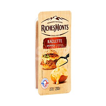 Cheese | Smoked raclette cheese slices (Ahumada/ Fumada) - No Added Preservatives -Richesmonts -200gm