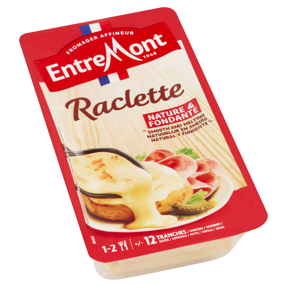 Cheese | Raclette (Nature &amp; Fondante)- Smooth And Melting -  Entremont - 250gm