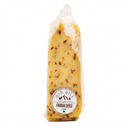 Cheese  | Cheddar Cheese (Cumin) - 100% Natural - Pasteurized – No Added Preservatives - Old Hill – 200gm
