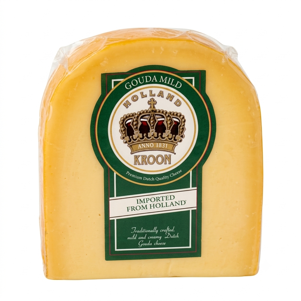 Gouda Mild Cheese - Holland - Kroon - 200gm