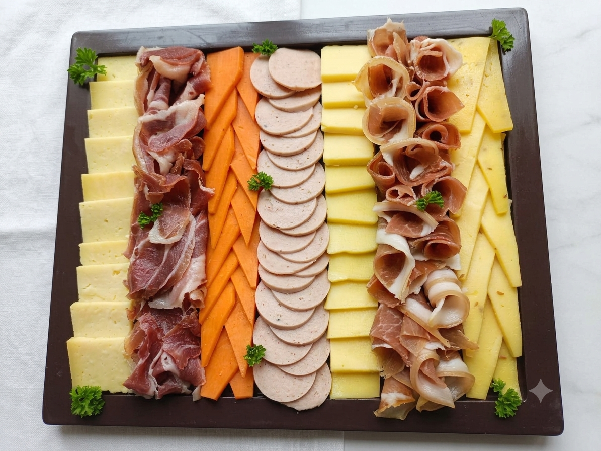 Cheese &amp; Meat Board - Ready To Eat -Gourmet Charcuterie Platter - Made with Organic Ingredients- 6 - 10 Persons