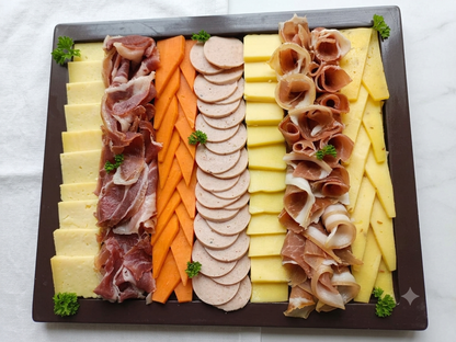 Cheese &amp; Meat Board - Ready To Eat -Gourmet Charcuterie Platter - Made with Organic Ingredients- 6 - 10 Persons