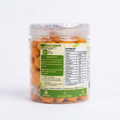 Puffs | Cheesy Blast Jowar Puffs Snack – Gluten Free, Cholesterol Free, No Added Preservatives &amp;amp; No Trans Fat – Bebe Burp – 50gm