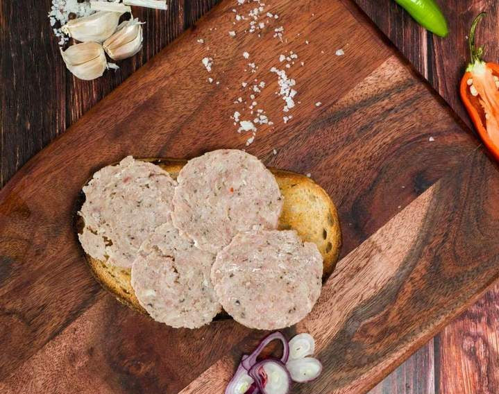 Chicken Garlic Salami -Fresh Salami - Antibiotics And Hormone Free - Nature&