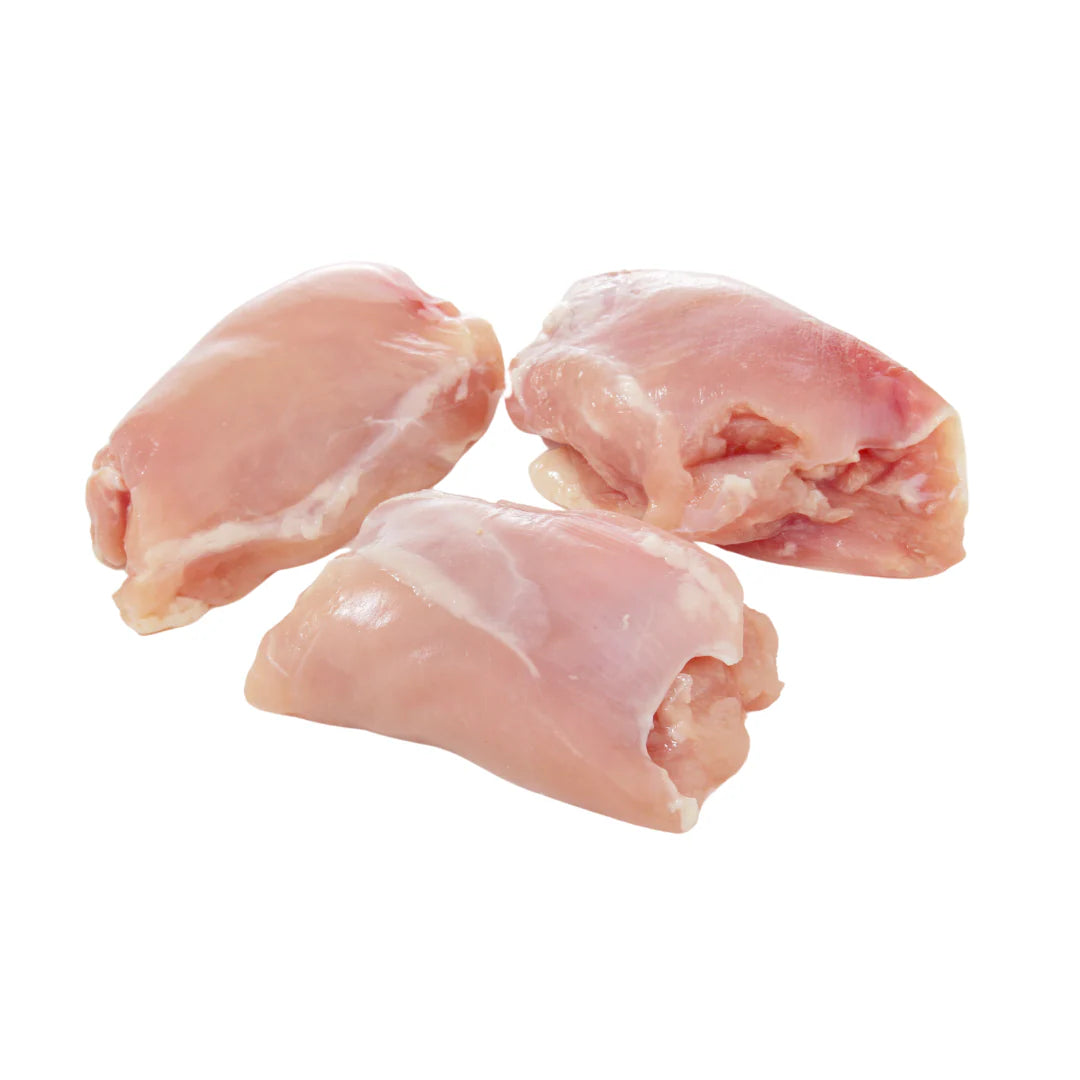 Chicken Thigh Boneless - Corn Fed - Without Skin - Fresh - Halal Certified - Antibiotic &amp; Hormone Free