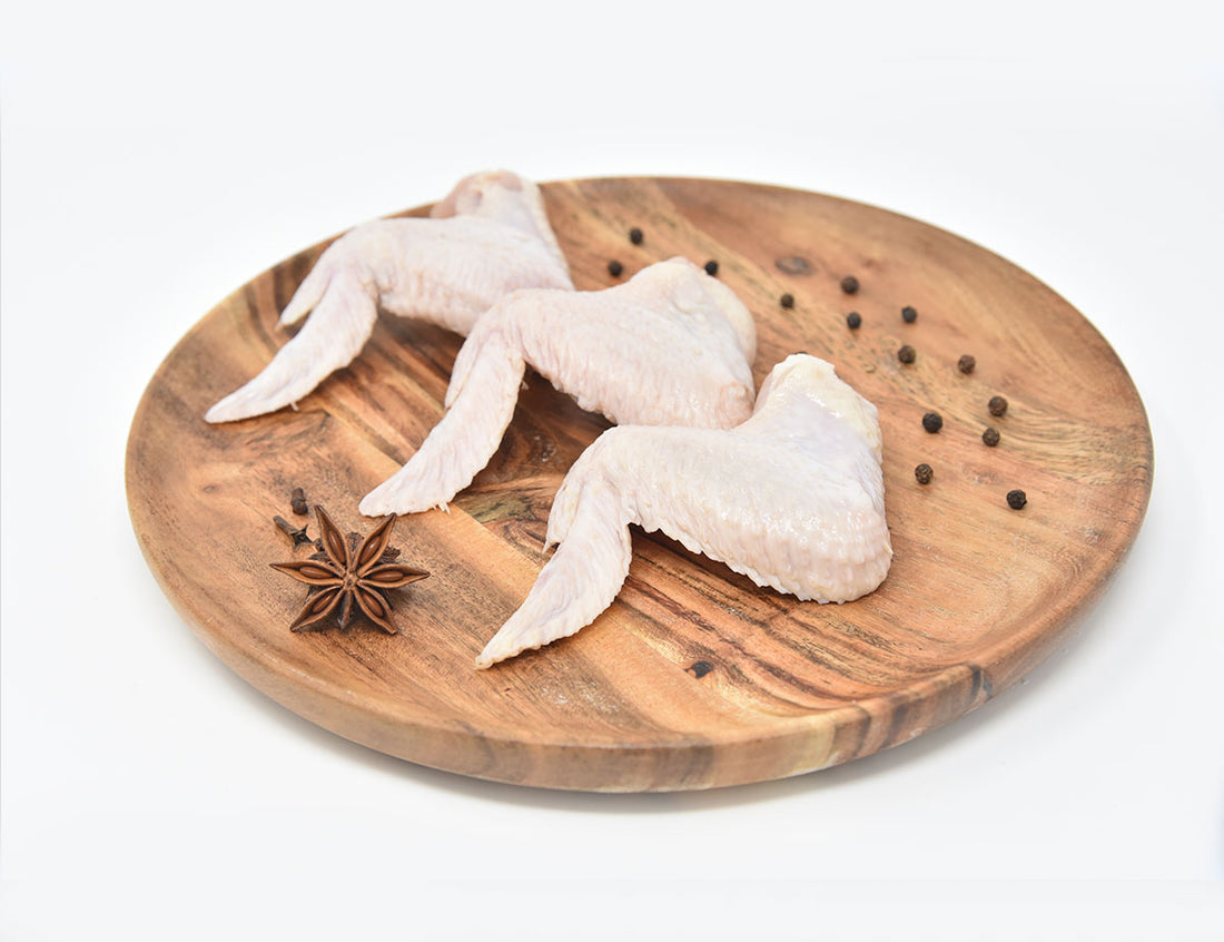 Chicken Wings Corn-Fed (Without Skin, Halal) - Organically Raised - Antibiotics And Hormone Free - Gayatri Organic Farms - 500gm