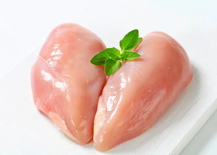 Chicken Breast - Corn Fed - Without Skin - Frozen - Halal Certified - Antibiotic & Hormone Free - Gayatri Organic Farms - 450gm