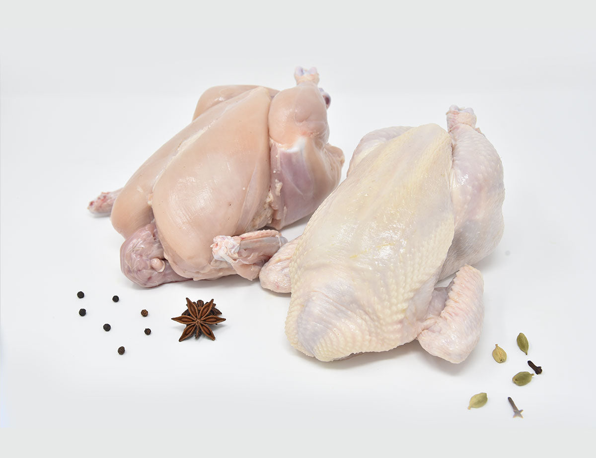 Chicken Corn-Fed (Without Skin, Halal) – Halal Certified – Organically Raised – Non GMO, Antibiotics And Hormone Free – Gayatri Organic Farms – 1000gm