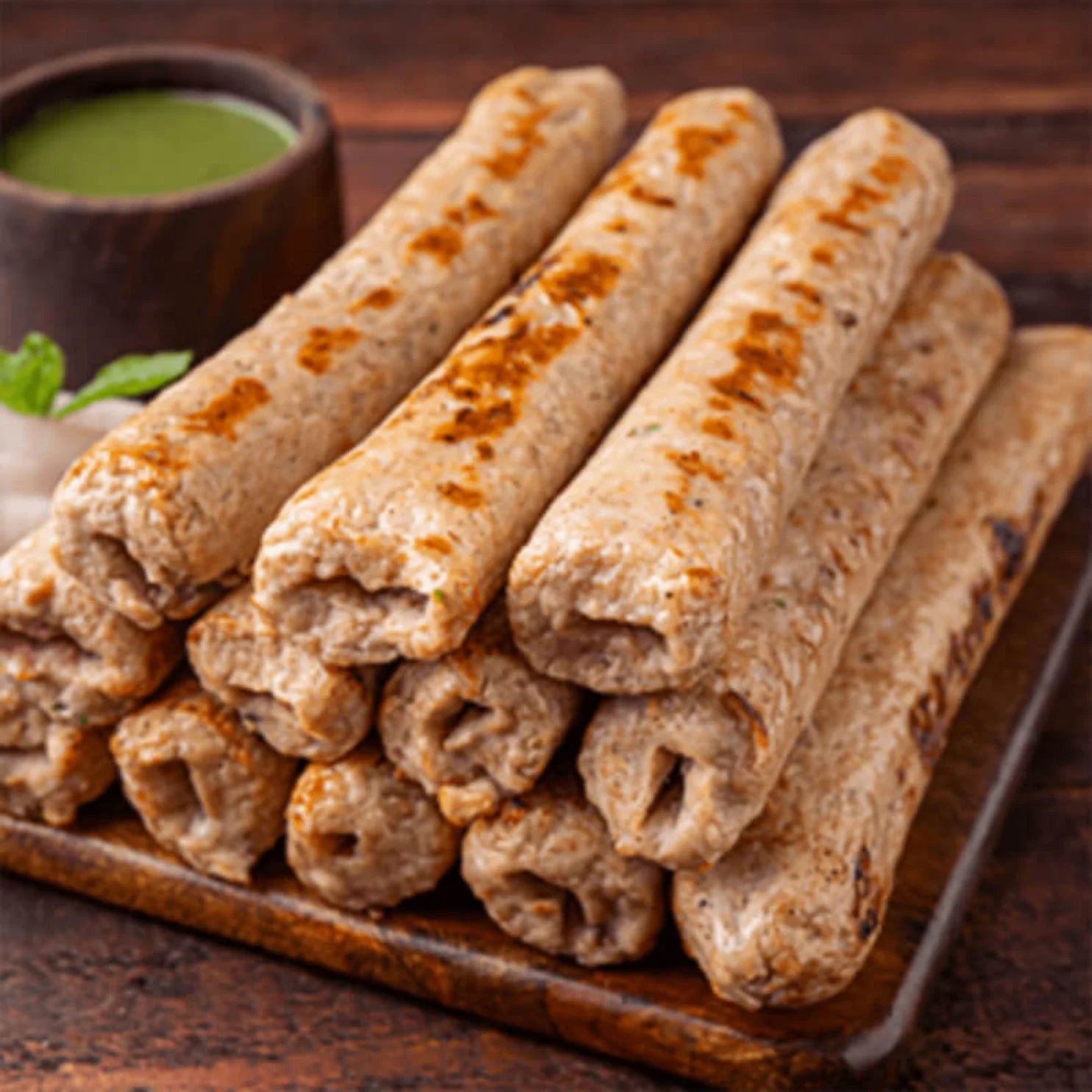 Kebab | Chicken Turkish Kebab (Meat + Spices) -Halal Chicken Kebab-  Antibiotics And Hormone Free, Naturally Grown – No Chemical, No GMO,- Gayatri Organic Farms - 500gm