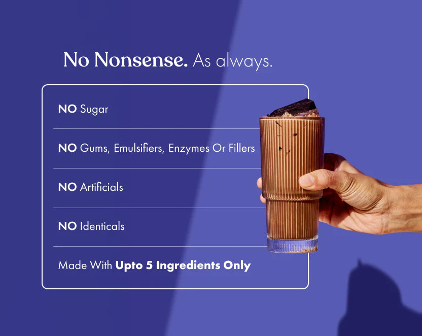 Protein Powder | Chikmagalur Mocha Protein (24g Protein Per Serving) - Fermented Yeast Protein – No Nonsense – No Added Sugar, No Added Sugar &amp; No Added Artificial Flavours – Cosmix – 500gm