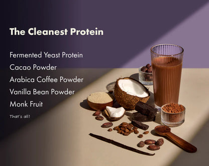 Protein Powder | Chikmagalur Mocha Protein (24g Protein Per Serving) - Fermented Yeast Protein – No Nonsense – No Added Sugar, No Added Sugar &amp; No Added Artificial Flavours – Cosmix – 500gm