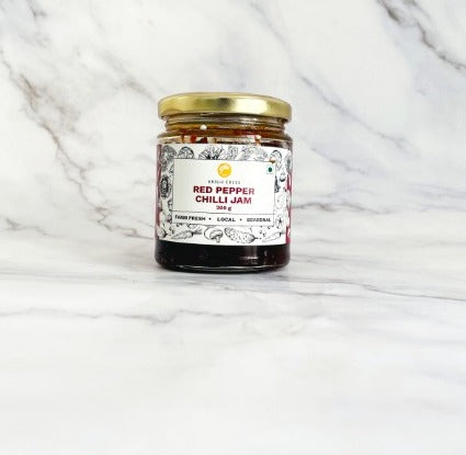 Chilli Jam | Red Pepper - Krishi Cress - 180gm