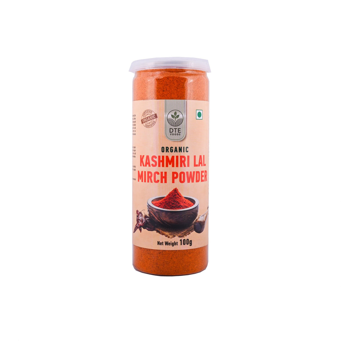 Chilli Powder | Kashmiri Lal Mirch - Organic - DTE - 100gm