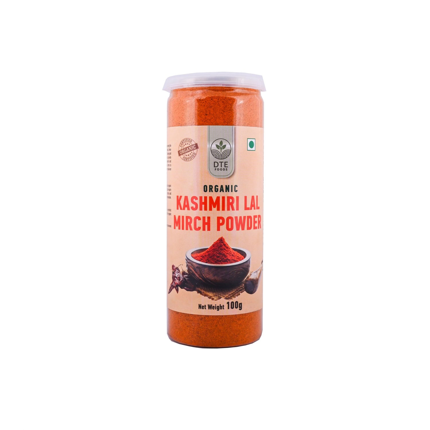 Chilli Powder | Kashmiri Lal Mirch - Organic - DTE - 100gm