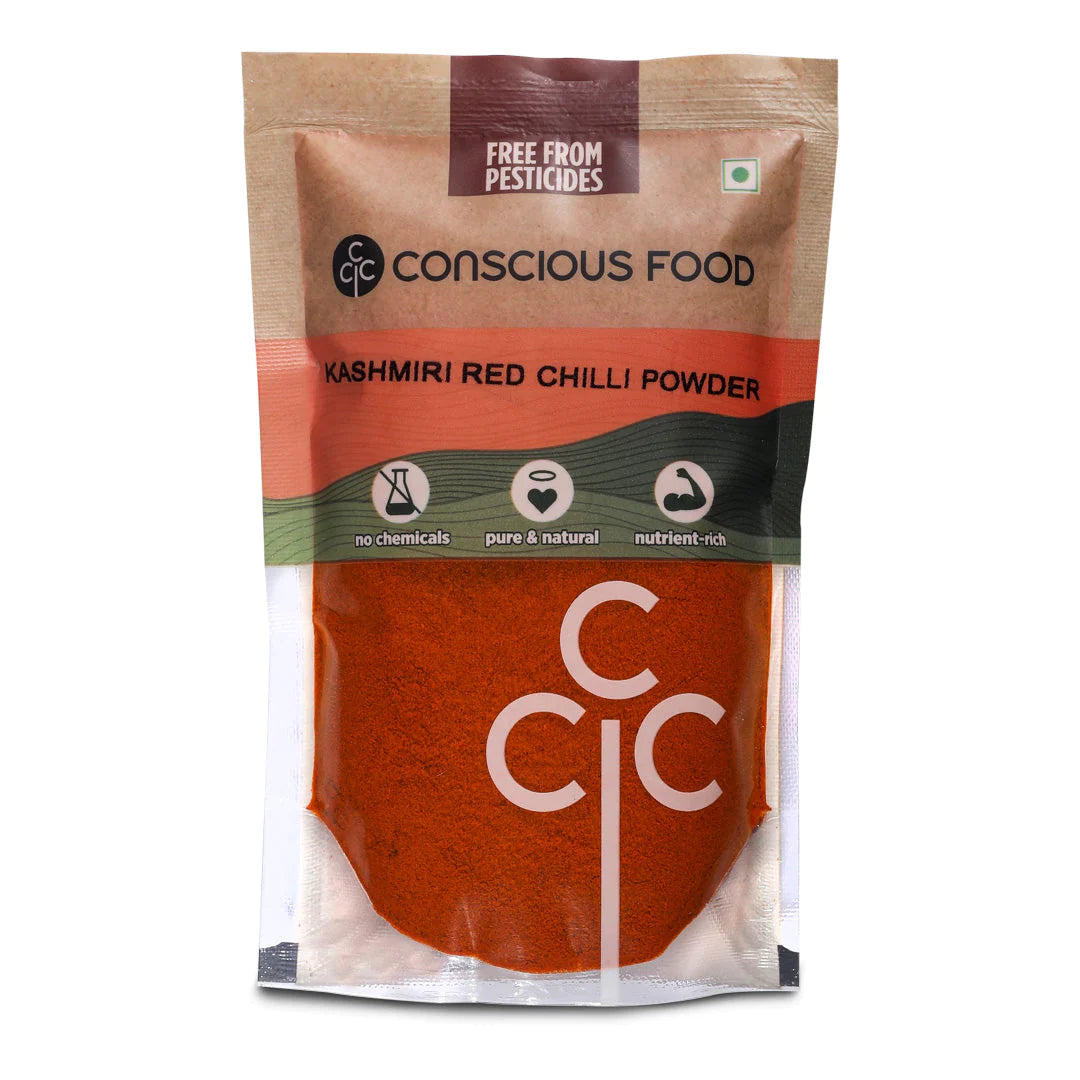 Kashmiri Red Chilli Powder – Conscious Food – 100gm