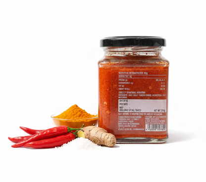 Chilli | Sikkim Dalle Chilli (Paste)  – Organic-No Preservatives &amp; Artificial Colours – Vartoh Organic – 275gm
