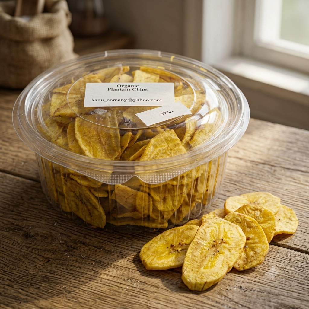 Chips-  Organic Plantain Chips - No Preservative-Nature&