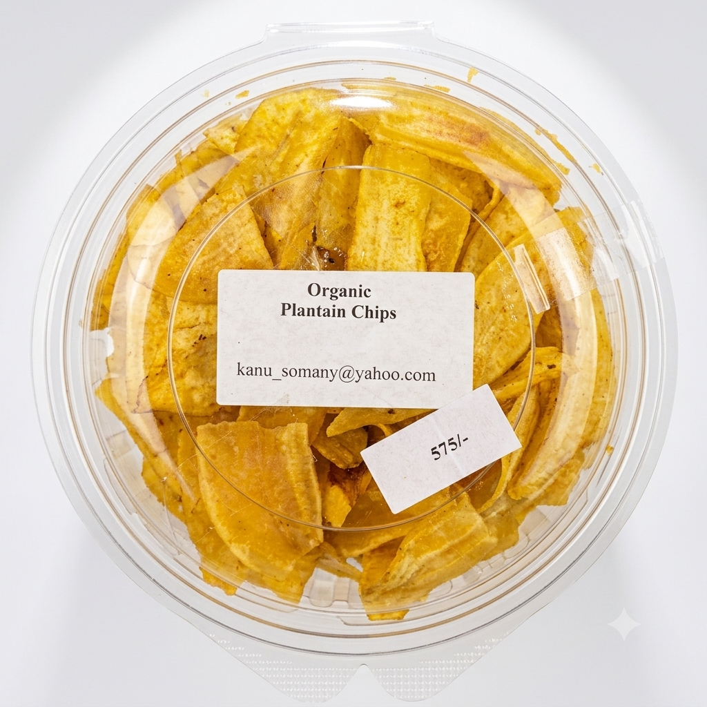 Chips-  Organic Plantain Chips - No Preservative-Nature&