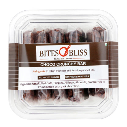 Choco Crunchy Bar | Natural - No Added Preservatives &amp; No Added Sugar – Bites Of Bliss – 90gm