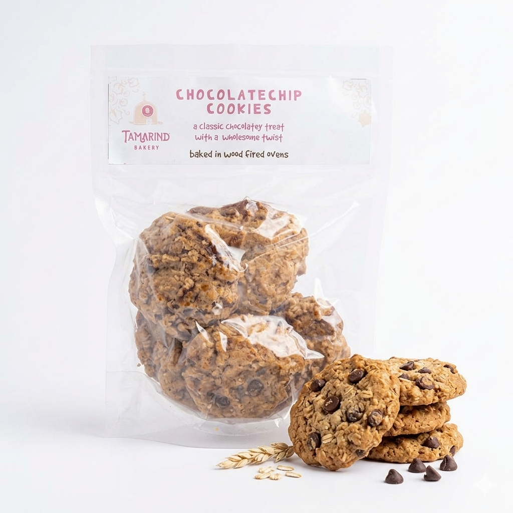 Cookies | Chocolate Chips Cookies - Baked in Wood Fired Ovens- Tamarind Bakery – 200gm