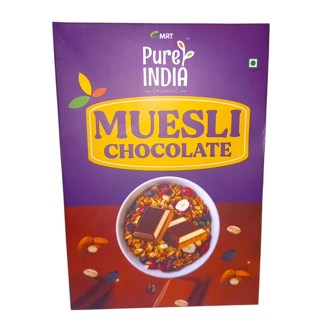 Muesli | Chocolate Muesli – Supports Bone Health – High In Antioxidant And Whole Grain & No Added Preservatives – Mrt Organic – 500gm