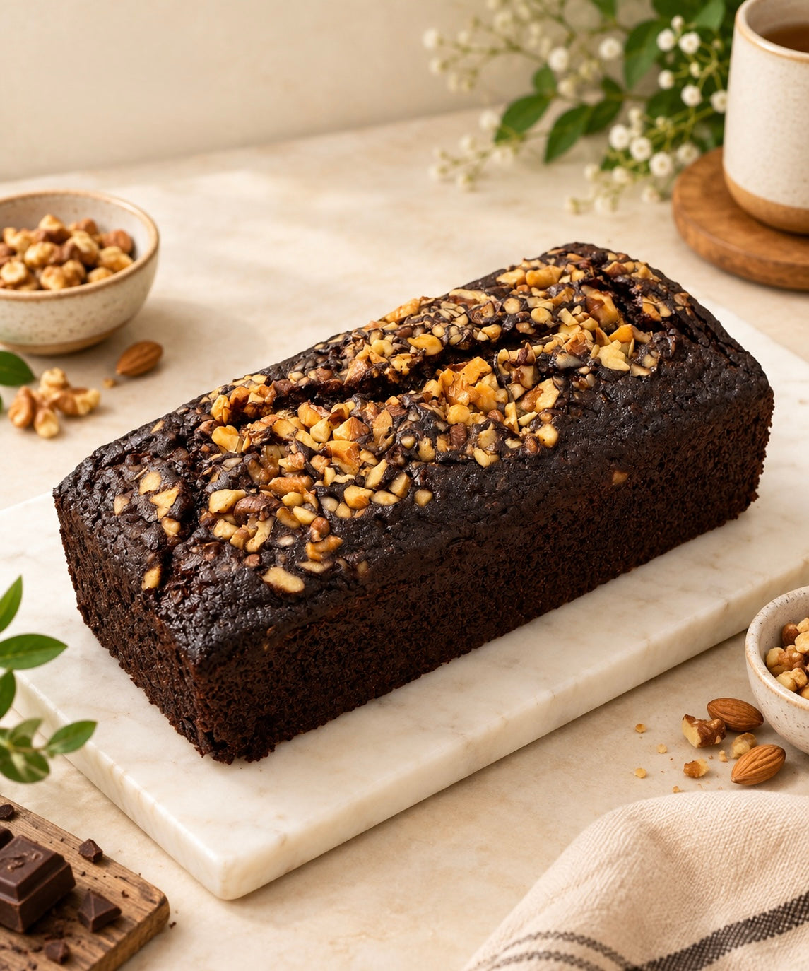Cake | Chocolate Walnut – Vegan, Gluten Free &amp; Refined Sugar Free – Nature’s Soul – 500gm