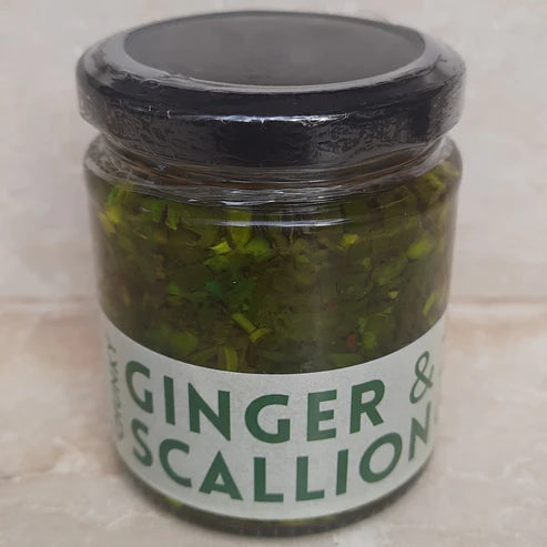 Chunky Ginger & Scallion Oil | Chunky - Cold Pressed Oil – Vegan, No Added Flavors, Colors, Thickener & No Emulsifiers And Stabilisers – CHEF ZEHN – 200gm
