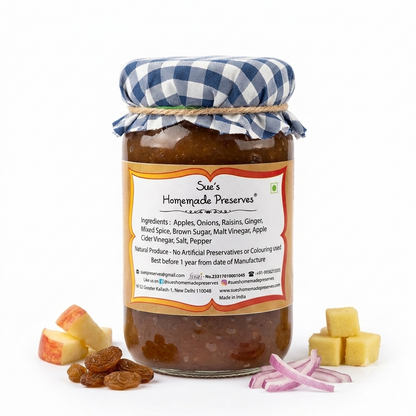 Chutney | Apple &amp; Ginger Chutney- No Artificial Preservatives  - Sue&