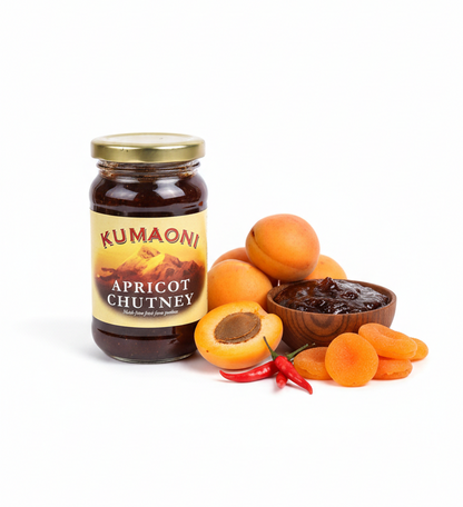 Chutney | Apricot Chutney -  Natural - No Artificial Colors - Kumaoni 250gm