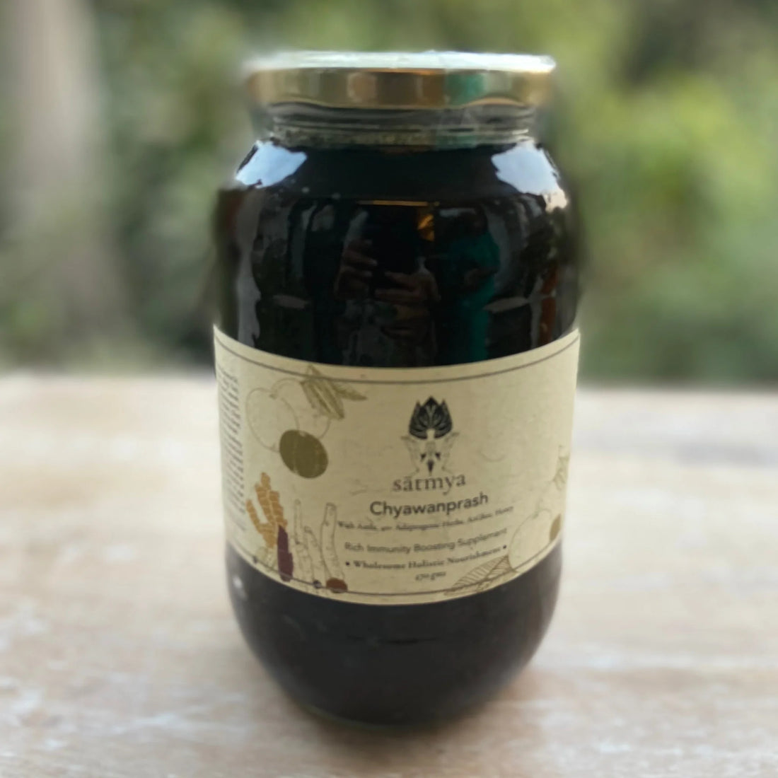 Chyawanprash | All Natural - Immunity Booster, Zero Refined Sugar, No Added Preservatives, No Added Coloring, Flavoring & Excellent Source Of Vitamin C - Satmya - 1200gm