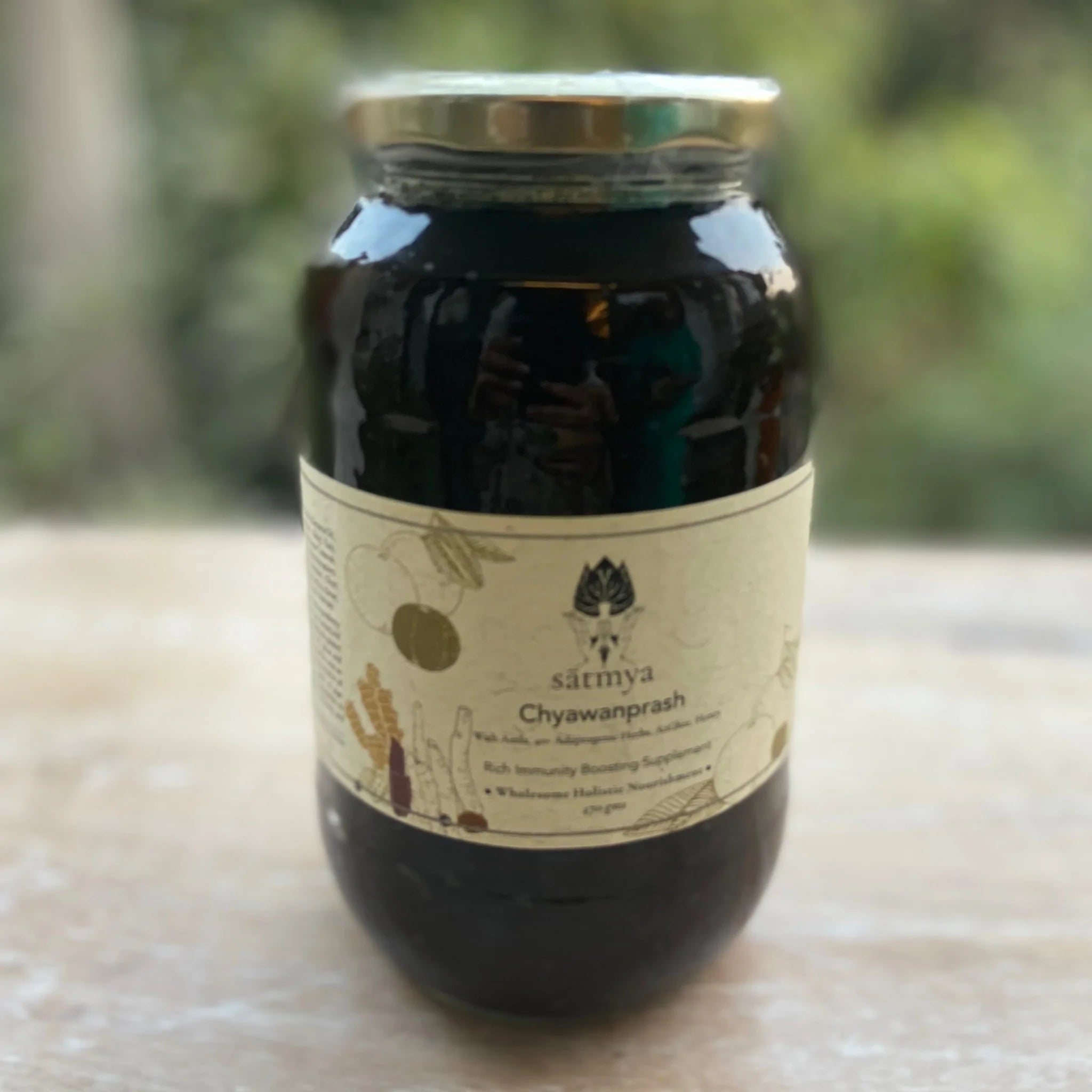 Chyawanprash | All Natural - Immunity Booster, Zero Refined Sugar, No Added Preservatives, No Added Coloring, Flavoring &amp; Excellent Source Of Vitamin C - Satmya - 1200gm