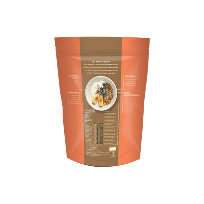 Oats Cinnamon Granola - High Protein, Rich In Fiber, Wheat Free, Fat Free &amp;amp; Lactose Free - Nourish Organics - 300gm