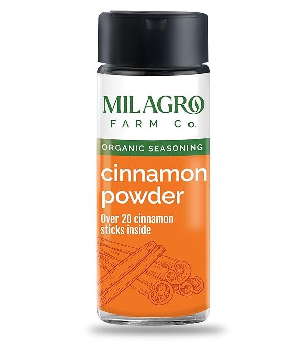 Cinnamon Powder | Organic & Healthy Meals – Organic – Additive Free & No Preservatives – Milagro Farm Co. – 60gm