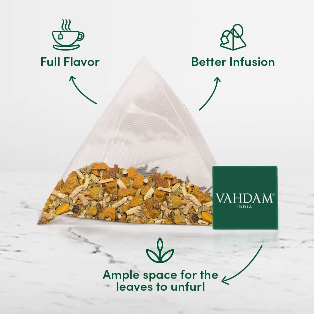 Classic Chamomile Herbal Tea – Vahdam – 15Tea Bags
