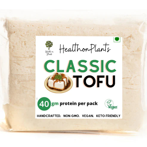 Tofu | Classic Tofu - 40gm Protein Per Pack - Health on Plants - 200gm
