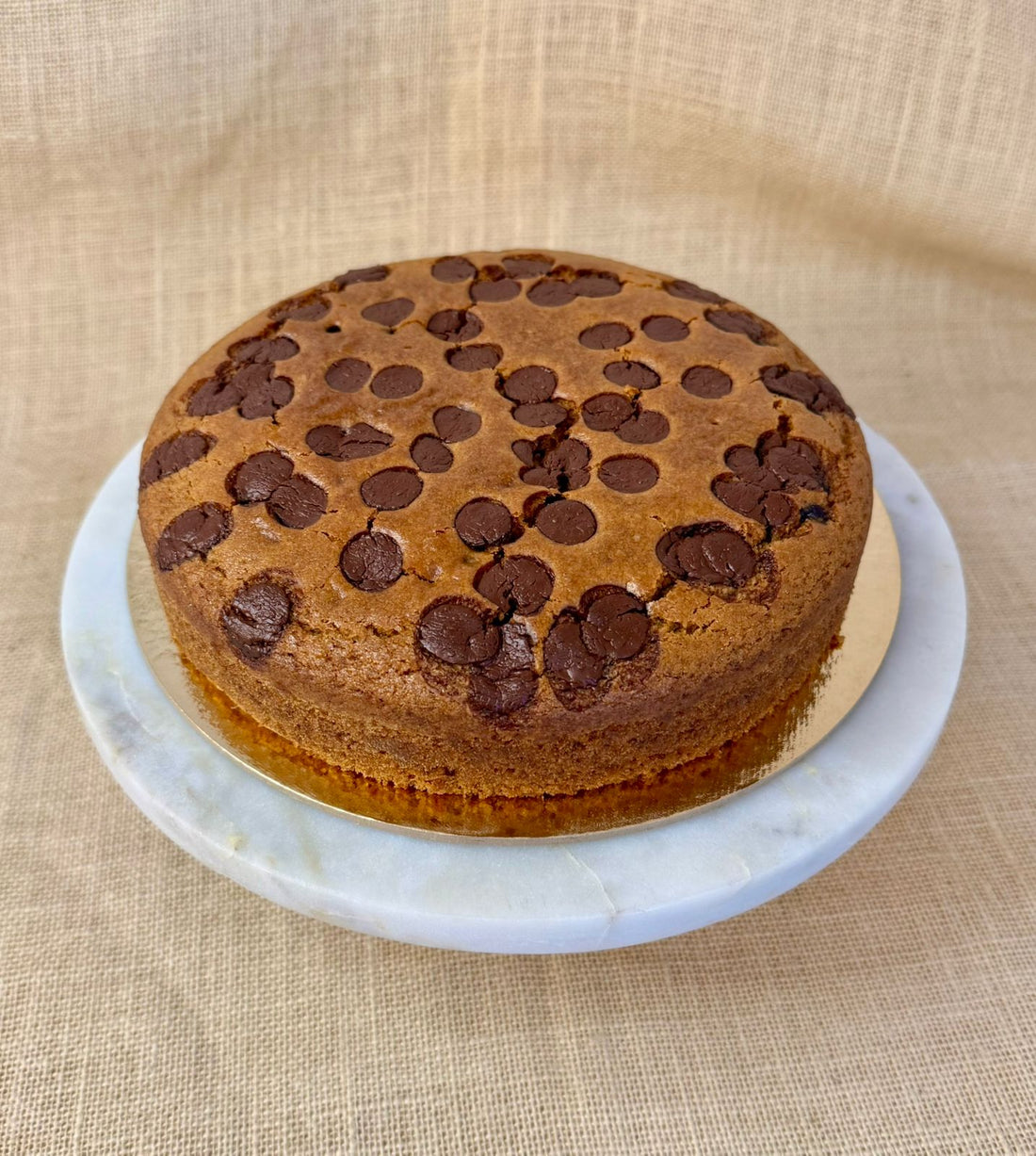 Cake | Classic Chocolate Chip Cake - Sugar Free (Sweetened With Monkfruit Extract) - Vegan & Gluten Free - Nature&