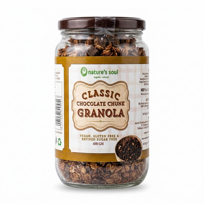 Granola | Classic Chocolate Chunk Granola - Vegan, Gluten Free &amp; Refined Sugar Free – Nature&