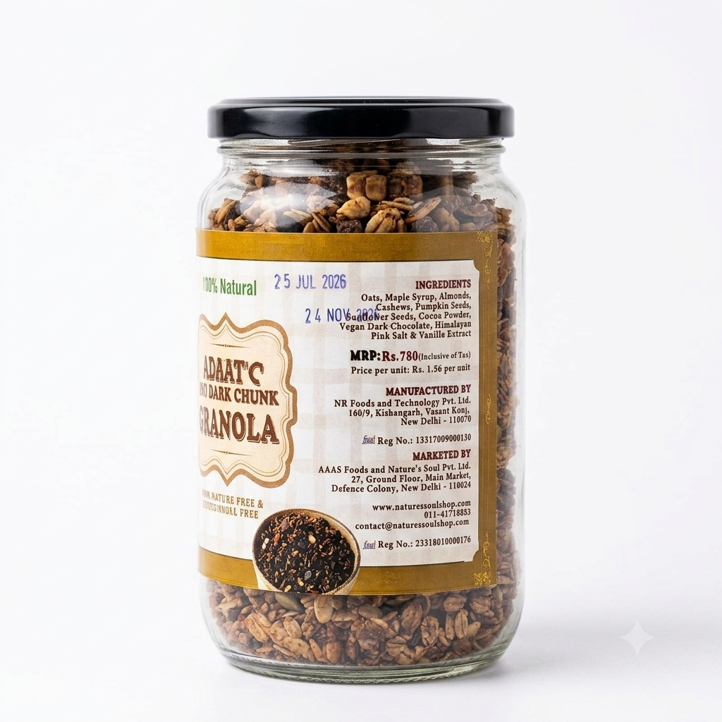 Granola | Classic Chocolate Chunk Granola - Vegan, Gluten Free &amp; Refined Sugar Free – Nature&