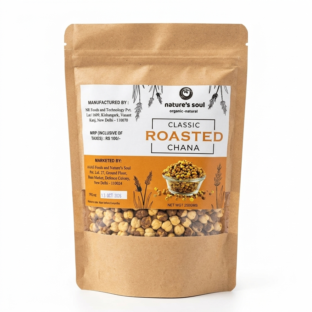 Chana | Classic Roasted Chana - No Preservatives, No Artificial- Nature&
