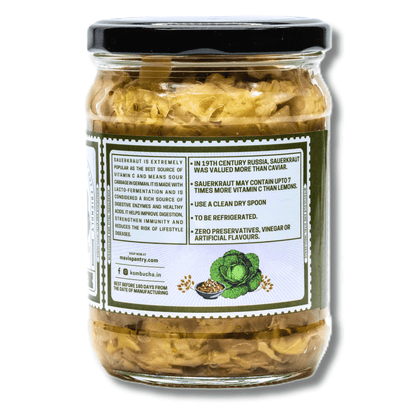 Kimchi | Classic Sauerkraut - No Added Vingear, Flavours &amp; No Preservatives - MAVI’s - 500gm